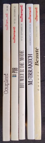 Revue autrement volumes - revue,