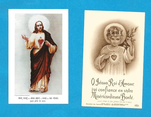 Lot images pieuses - , 2