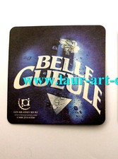 BELLE GUEULE - SOUS BOCK, DESSOUS VERRE BIERE R/V DIFFERENT BRASSEURS RJ COASTER