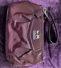 Pochette En Cuir Vernis Coach
