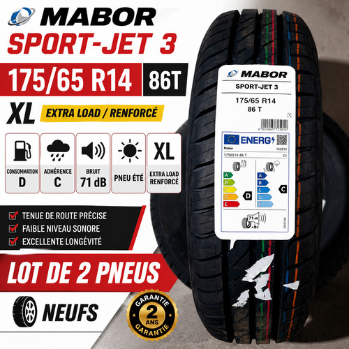 Lot pneus mabor - lot, sport-jet