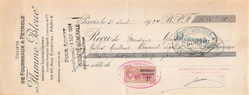 1924 societe fourneaux - societe, de