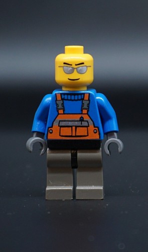 Figurine lego homme ouvrier - figurine,