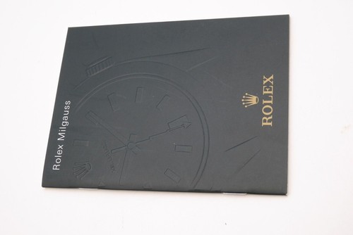 Livret rolex milgauss 605 - rolex,