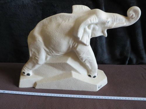 Eléphant faience crispée