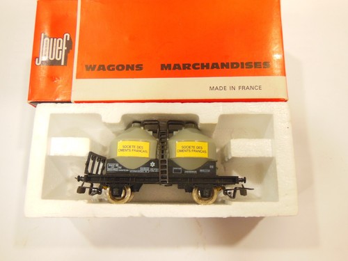 Wagon ciment essieux jouef - 2,