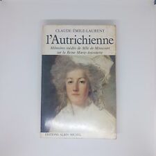 L'Autrichienne, mémoires