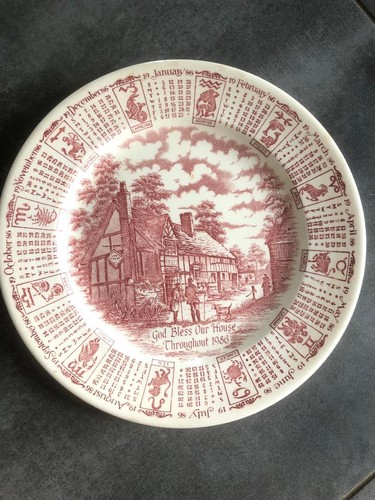 Assiette collection anglaise