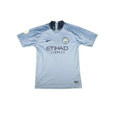 Maillot football vintage Manchester City domicile #17 De Bruyne saison 2018-2019