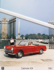 Photo PEUGEOT 404 cabriolet