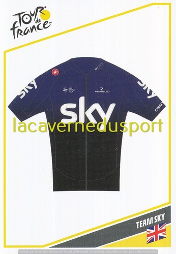 C16 team sky - maillot, carte