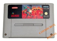 DOOM 1er jeu video snes super nes fps doom like cartouche Nintendo PAL VF zone 2