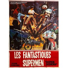 SUPER RIDERS Movie Poster  - 47x63 in. - 1976 - Kung Fu, Hong Kong Martial Arts