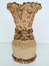 Vase coquillages terre cuite