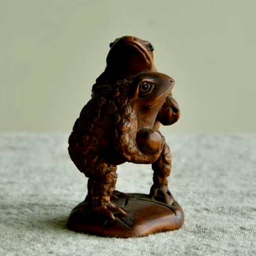 Grenouilles netsuke - 2,