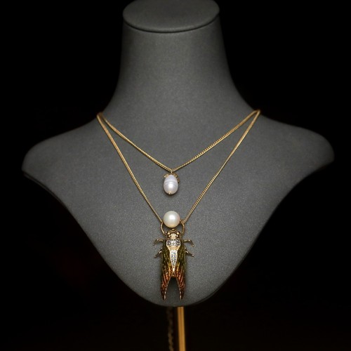 Collier pendentif broche - collier, 2