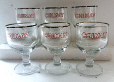 Lot 6  verres à bière CHIMAY