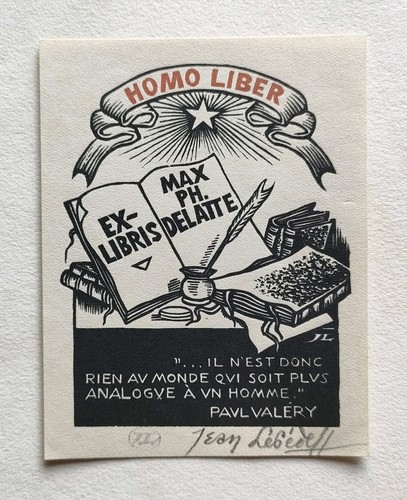 Jean lebedeff libris par - jean, lebedeff,ex-libris