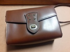 Petit.Sac à Main Vintage Dimili Cuir Marron   Femme Néo Sacs Paris  Authentique 