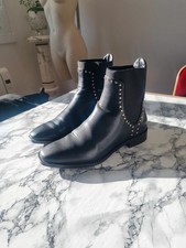 Bottine clouté noir zara - clouté,