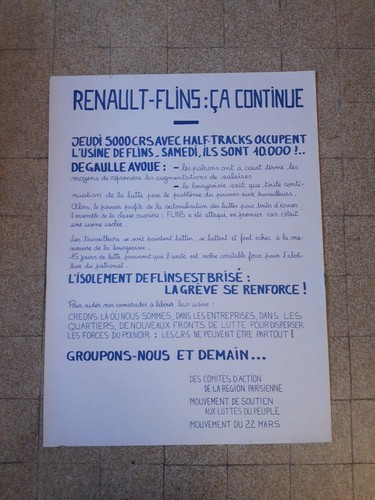Affiche originale mai - mai, 68