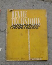 * RTM revue technique motocycliste moto n 37 mars 51 automoto 125 moteur villier