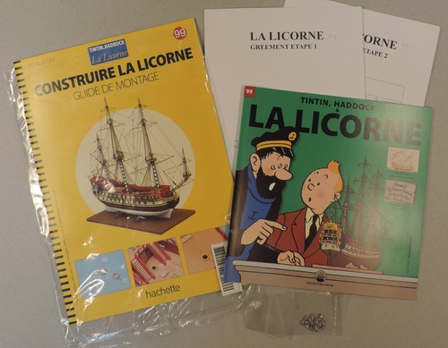 Tintin construire licorne - la,