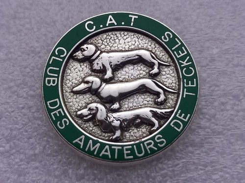 Eb06 pin chien - pin's, c.a.t