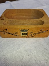 Vintage Sabot Boite à cartes Publicitaire Papier JOB Le Meilleur.