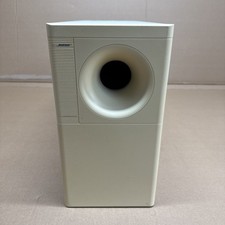 Bose Powered Acoustimass White, Bass Speaker System For Lifestyle 12 Revised By