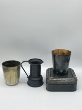 ZW- lot ancien gobelets et