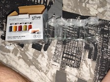 5 Pots Épices en verre 5five