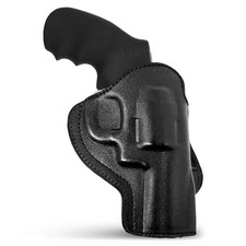 Black OWB Leather Revolver