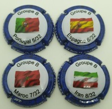 Capsules de champagne Despret coupe du monde foot 2018 groupe B. TD