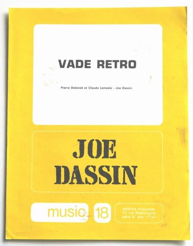 Partition vintage sheet music