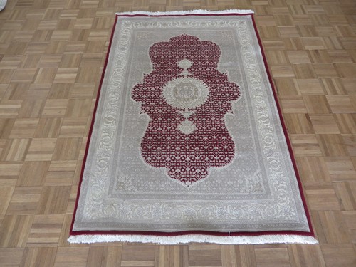 11 hand knotted red - 3'10,