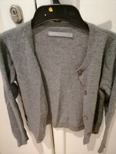 Gilet cachemire enfant gris