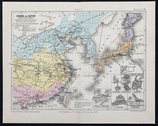 1874 - Carte de la Chine et du
