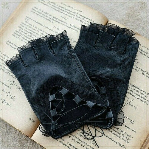 Femme gants gothique dentelle - gants,