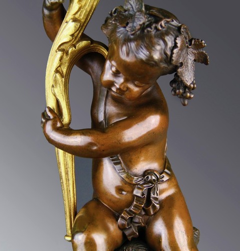 Paire flambeaux anciens - de,