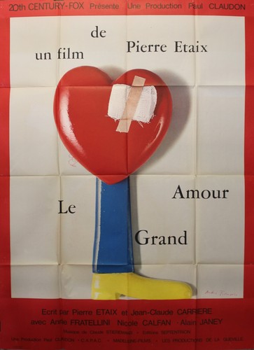 Grand amour affiche - grand,