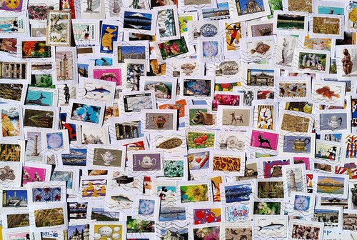 Vrac 300 timbres obliteres - 300,