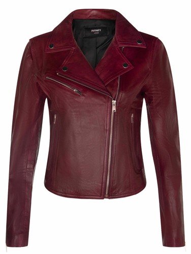 Femmes cuir veste motard - veste,