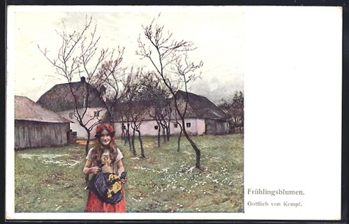 Carte postale artiste - postale, d'artiste