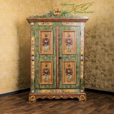 Voglauer Armoire Altgrün Anno 1800 Vintage Armoire Paysanne Massif Campagne