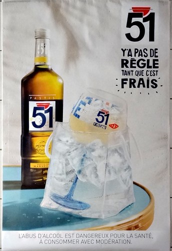 Affiche publicitaire pastis - affiche,