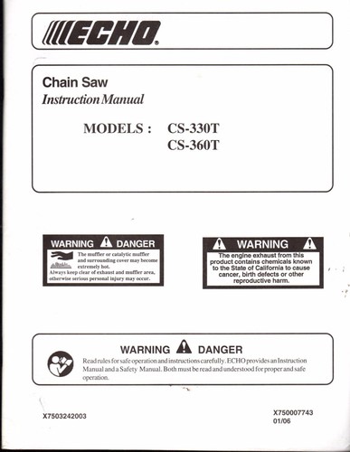 2006 echo chain - chain, cs-330t