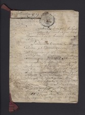 Parchemin de 1767 Lorraine et