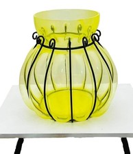 ancien vase boule en verre