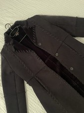 manteau long femme noir